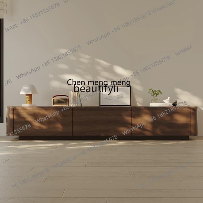 X  Walnut Combination Retro Domestic Living Room Furniture TV Stand Coffee Table Combination