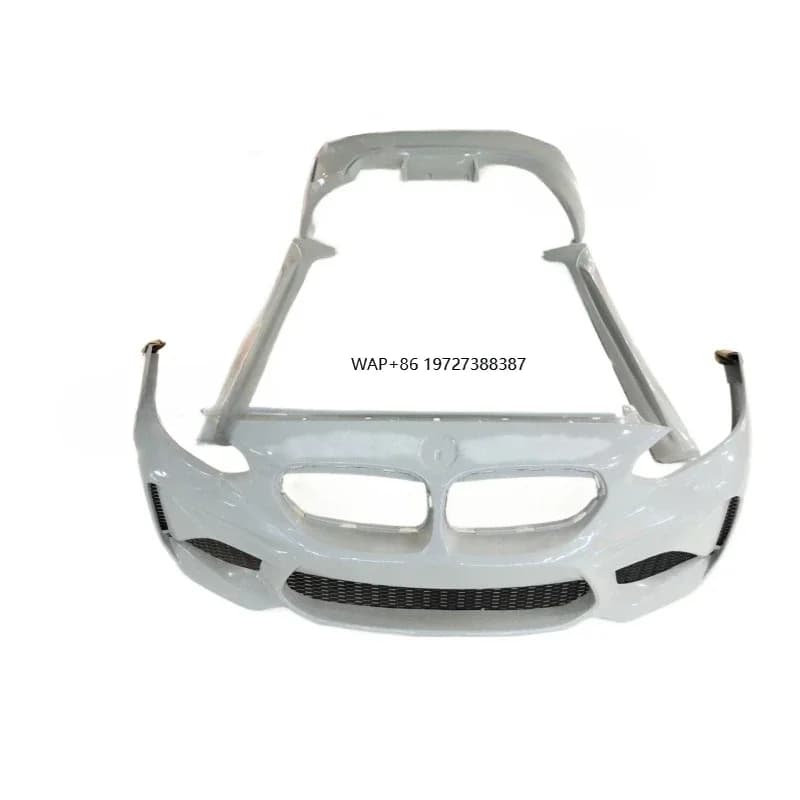 Suitable for  1 Series three boxes surround front and rear bumpers side skirt exhaust pipe 118i20i car modification m2