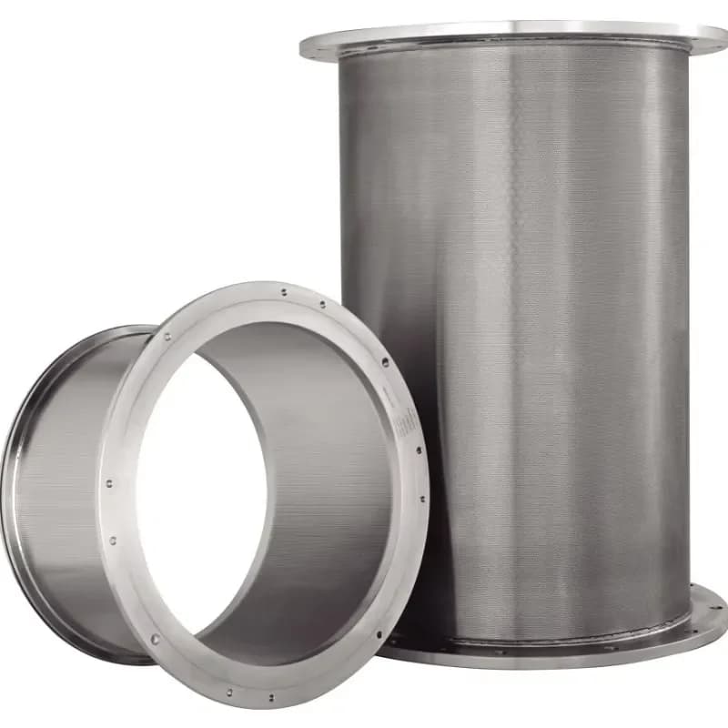 Used Slot Paper Machine 304 Stainless Steel Wedge Wire Slotted Pressure Screen Basket
