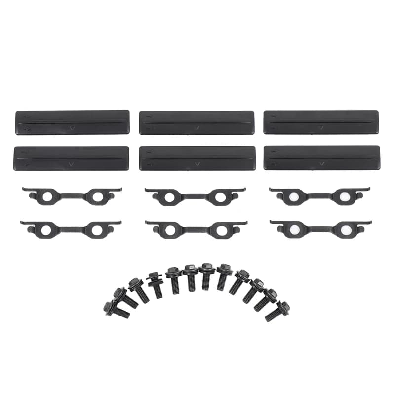 8Pcs Roof Drip Rack Removal Cover Clips With Bolt Bracket 75596-35020 For Toyota FJ Cruiser 07-14 RAV4 Lexus 90119-08C47