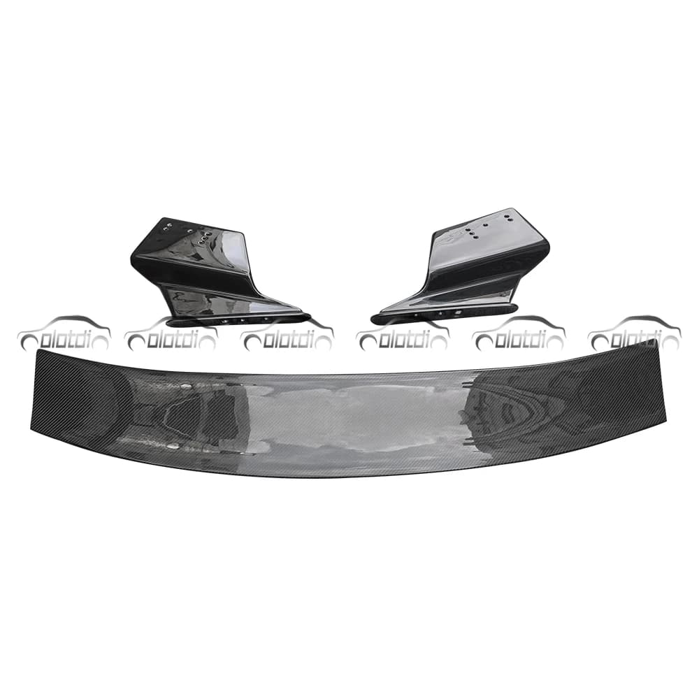 For Honda Civic Type R FL5 Hatchback M-Style Half Carbon Fiber Rear Trunk Lip Spoiler GT Wings 2022-2023 Auto Tuning