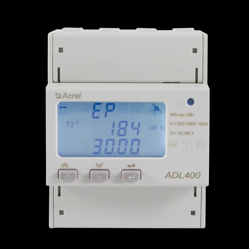 ADL400 Drop Shipping MID 35mm DIN Rail AC 3 Phase Energy Meter Power Consumption Monitoring with Modbus RS485