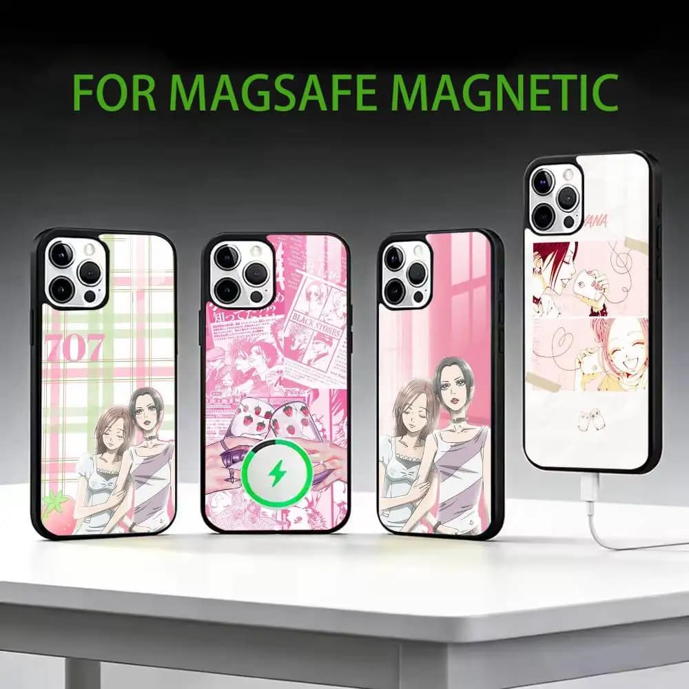 Japan A-Anime Nana Oosaki   Phone Case For iPhone17,16,15,14,13,12,11 Plus,Pro Max Magnetic For Magsafe Wireless Charging