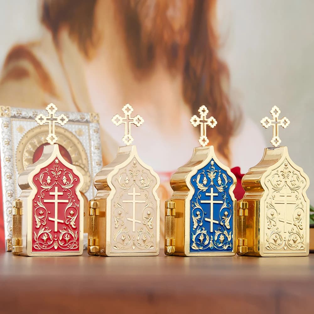 New 2026 Holy Grail Holy Box Gold-plated Liturgical Supplies Holy Communion Cup Mass Supplies Religious Decor & Gift Box 1Set