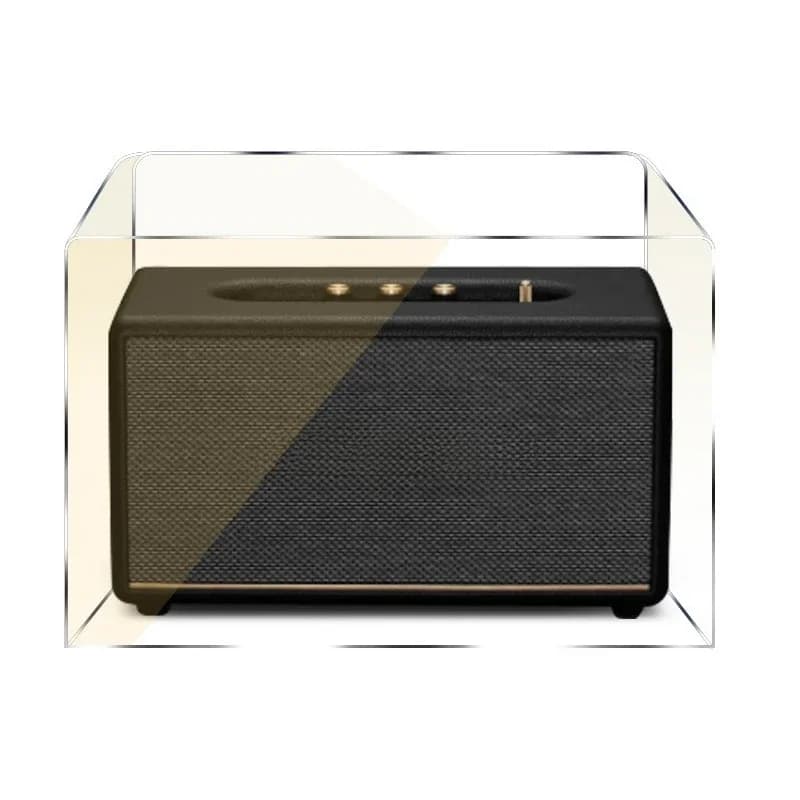 Speaker transparent dust cover, audio acrylic protective case
