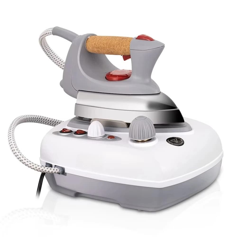 EU Plug Factory Supply Home Water Tank Boiler Press Iron Station Electric Steam Iron Retro Style Electric Steam Iron with