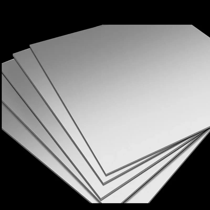 304 Stainless Steel Square Plate Polished 100-300mm Length 0.5-3mm Thick