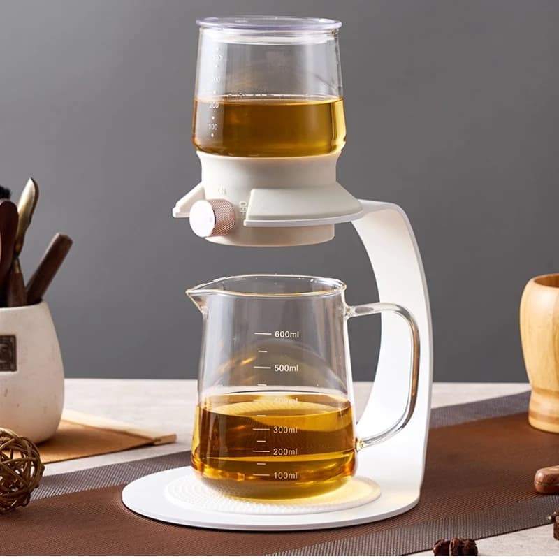 Tea Pot Smart Pot New Chinese Tea Tea Pot Cold Brew Glass Set Brew Separation Ice Drop
