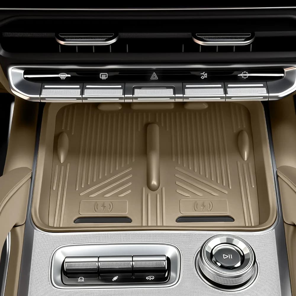 Original Car Color Wireless Charging Silicone Pad Interior Modification Accessories Fit For ZEEKR 8X Waterproof Stain-resistant
