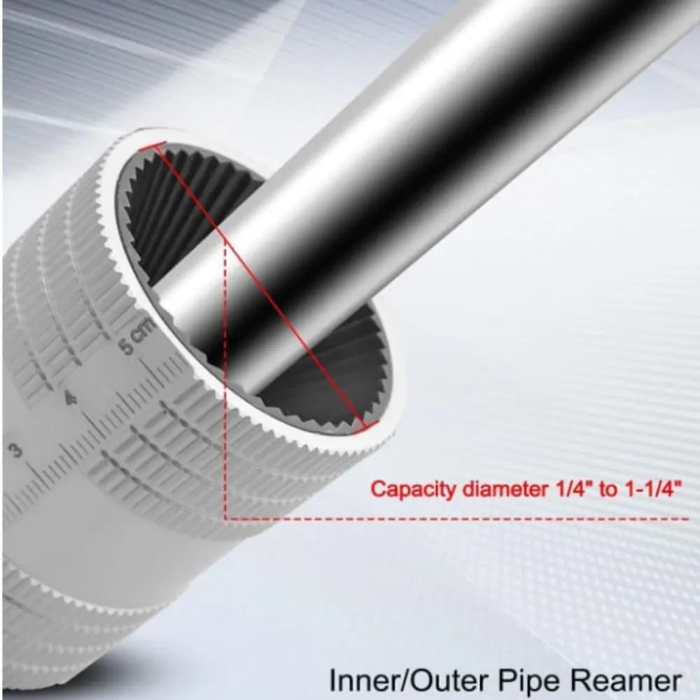 Chamfer Heads Deburring Machine Precision Scale Inner-Outer Design Chamfer Tool Durable Convenient Pipe Deburring Tool