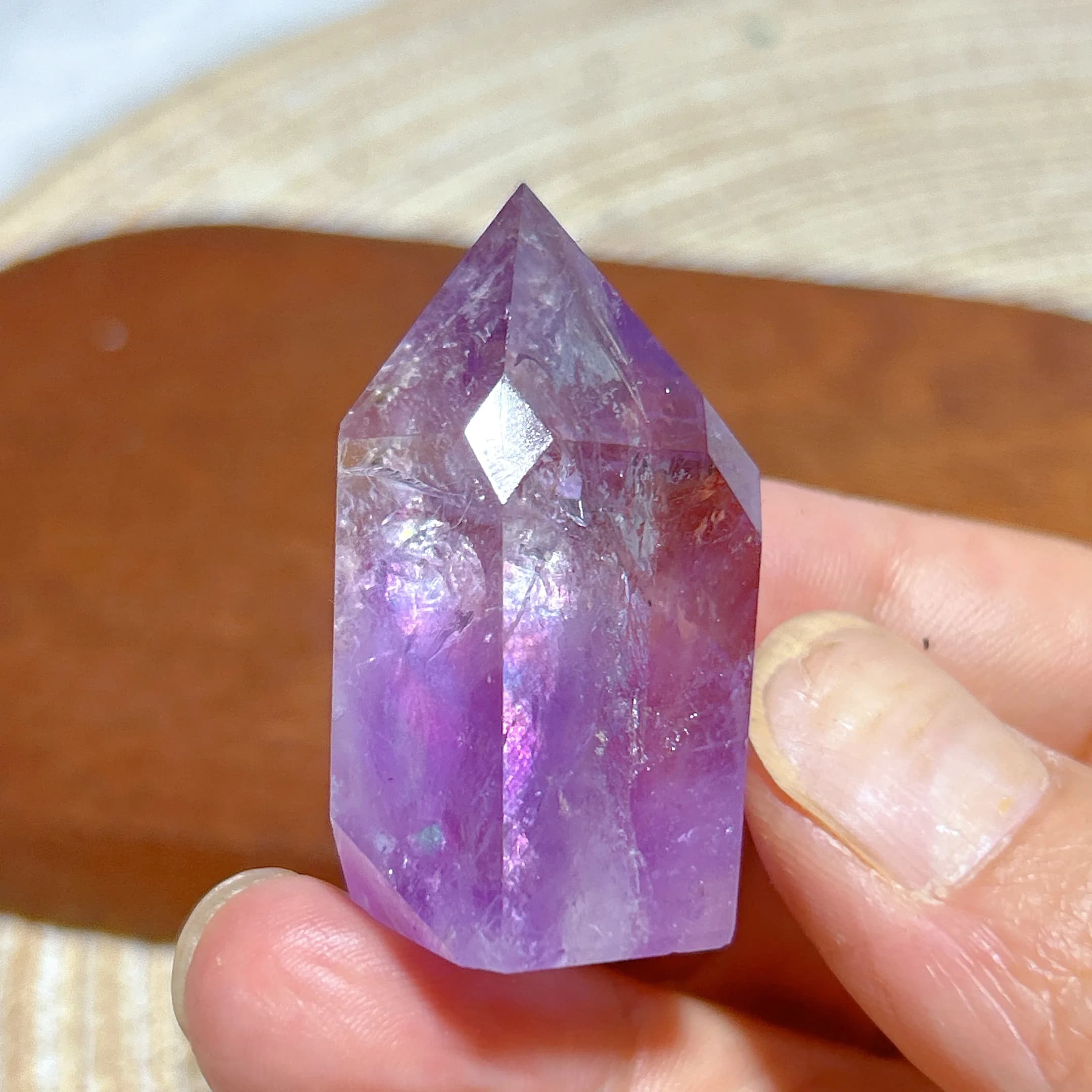 Healing Natural Brazil Crystal Ametrine Amethyst Tower Rainbow High Quality Gemstones Mineral Energy Home Decorations Gift