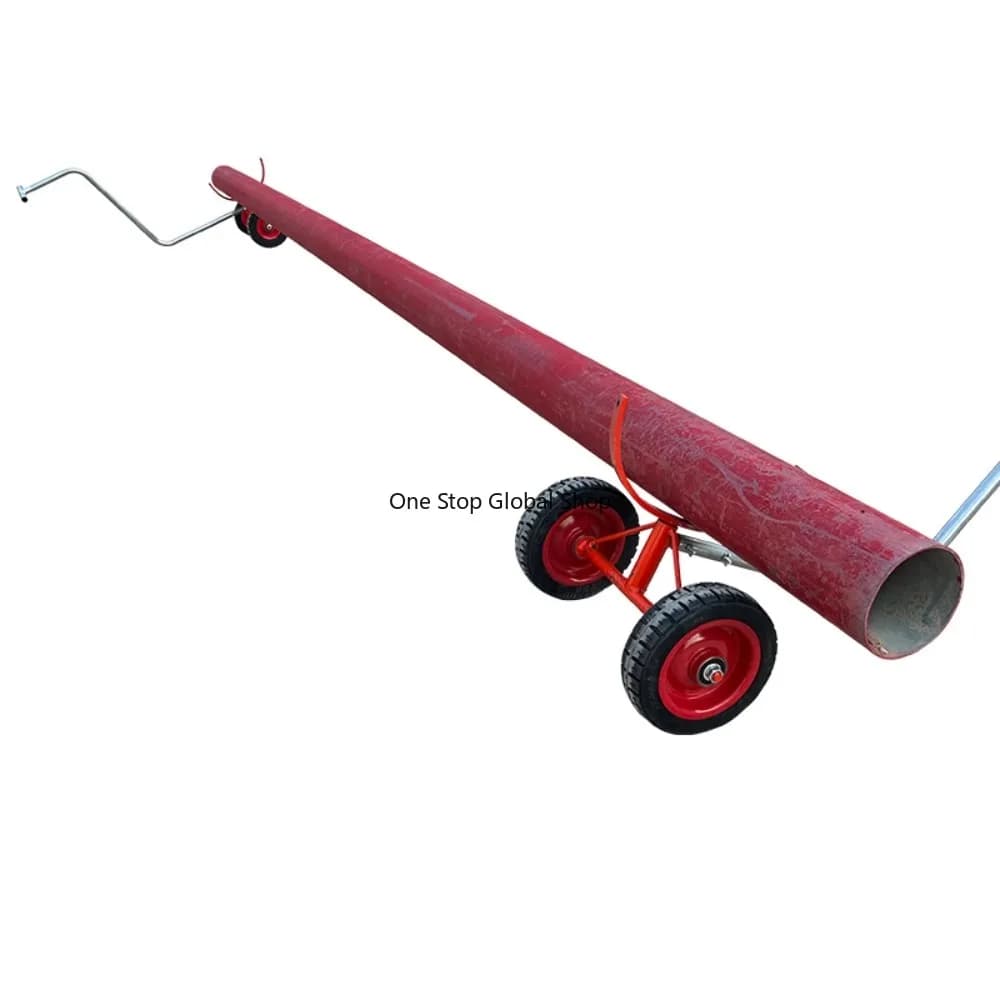 Four-wheel Transport Steel Pipe Galvanized Pipe Push-pull Trolley for Transporting Heavy Pipelines