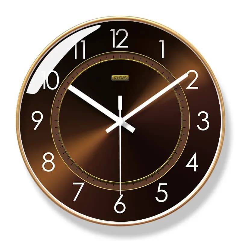 2026 New 10/12/14-inch Disc Printed Wall Clock Living Room Modern Stylish Simple Home Decoration Personalized Quartz Clock Watch