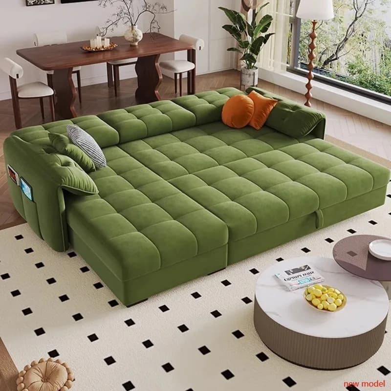 N138Folding Relax Sofas Bed Bedroom Multifunctional Modular Individual Sofa Convertible Pull Out Divani Da Soggiorno Home Decora