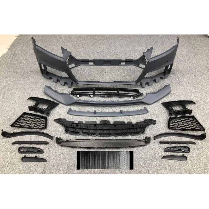 For  TT TTS 2015+ Upgrade TTRS Bodykit Front Car Bumper Diffuser Tips TT Car Bumpers