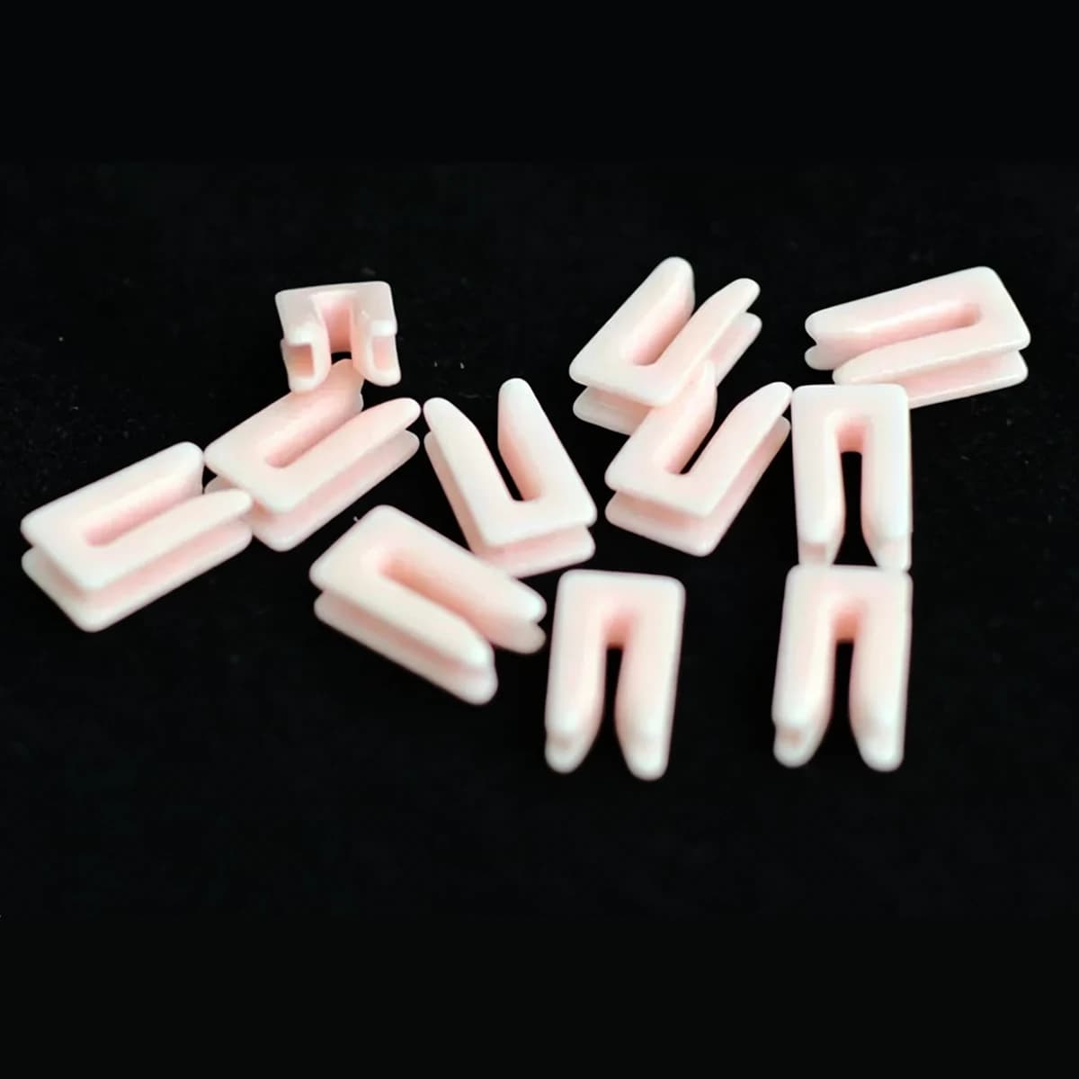50pcs 99 Alumina Ceramic Thread Guide, High-Precision Textile Yarn Guide for Texturing Machines, Twisting Machines