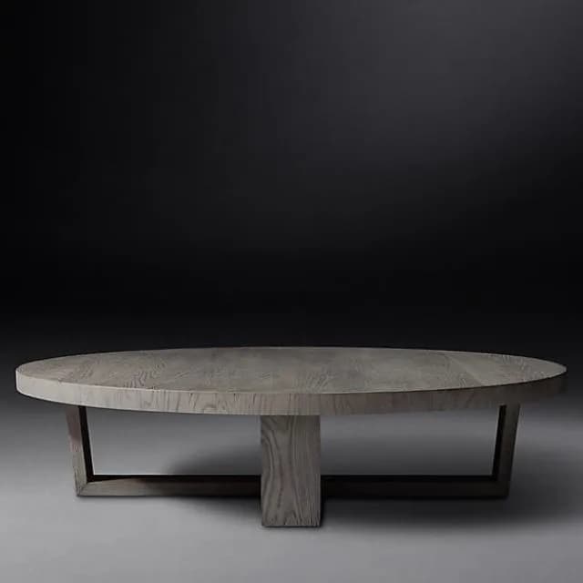 Italian simple wooden coffee table side table, Nordic corner table French rural retro furniture coffee table