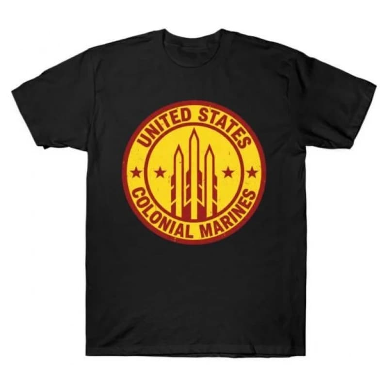 USCM Retro movie 0412 Sci-Fi Alien Gift T-Shirt Weyland LV-426 Xenomorp Horror movie Short Sleeve Graphic clothes All size tops
