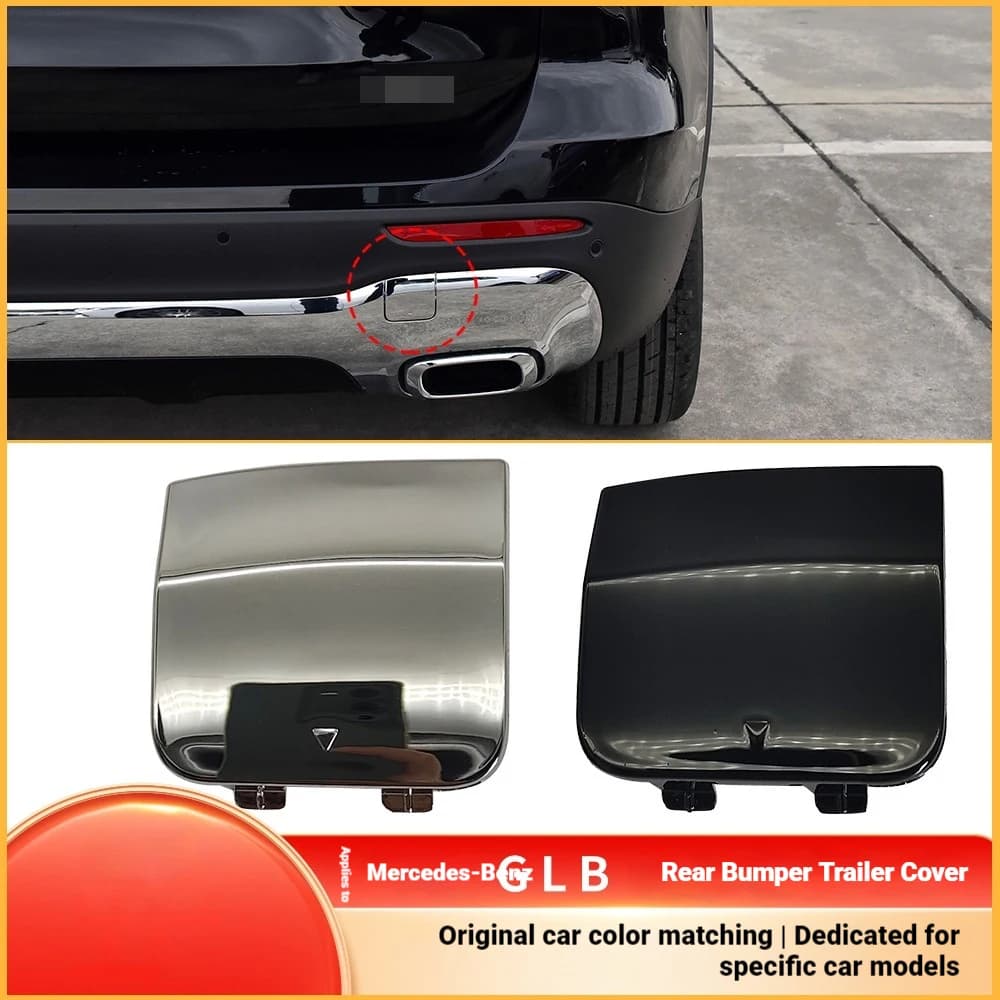 For 20-23 Mercedes Benz GLB Rear Trailer Cover W247 Rear Bar Traction Hook Hole Cover 2478857301