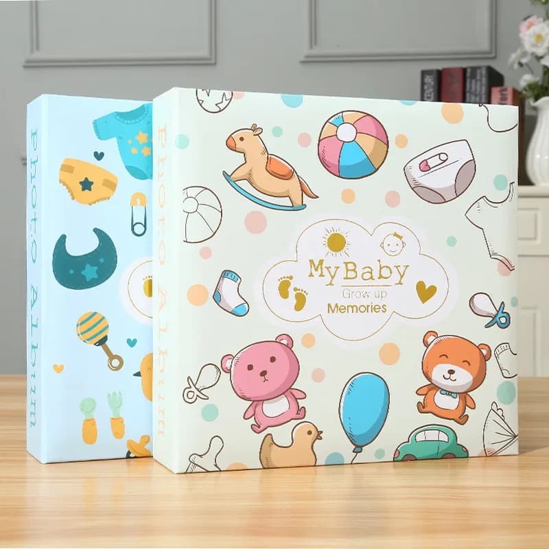6-inch Photo Album 10x15 Writable Collection Children Baby Photo Storage 200pcs Photocards Paper Interleaf Albums Collect Book
