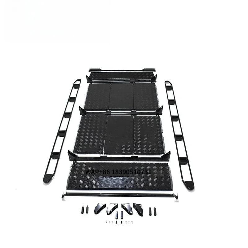 2021 2022G Class W463A Luggage Rack  With Ladder W464 G500 G63 Stainless Universal Roof Frame Spoiler Mount Camp Luggage Rack