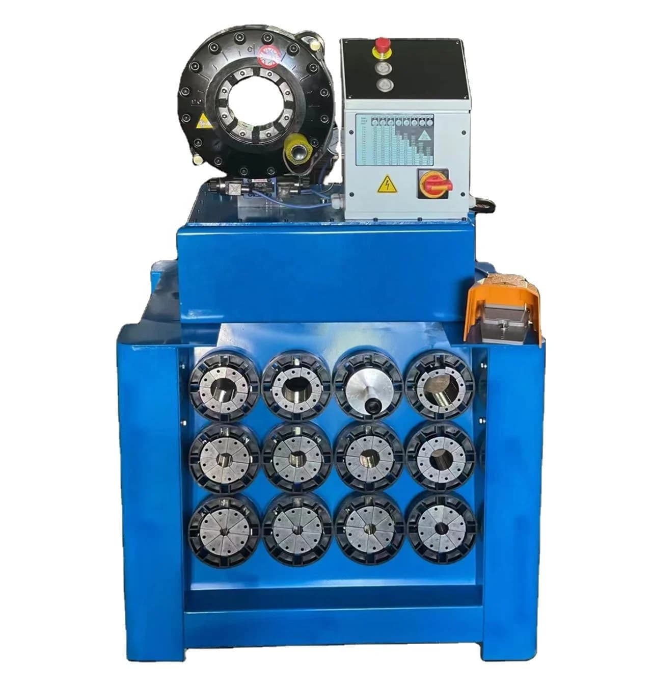 Fin Power Style 1/4-2.5" 10-87mm CE Oil Hose Press Hydraulic Pressing Hose Crimping Machine
