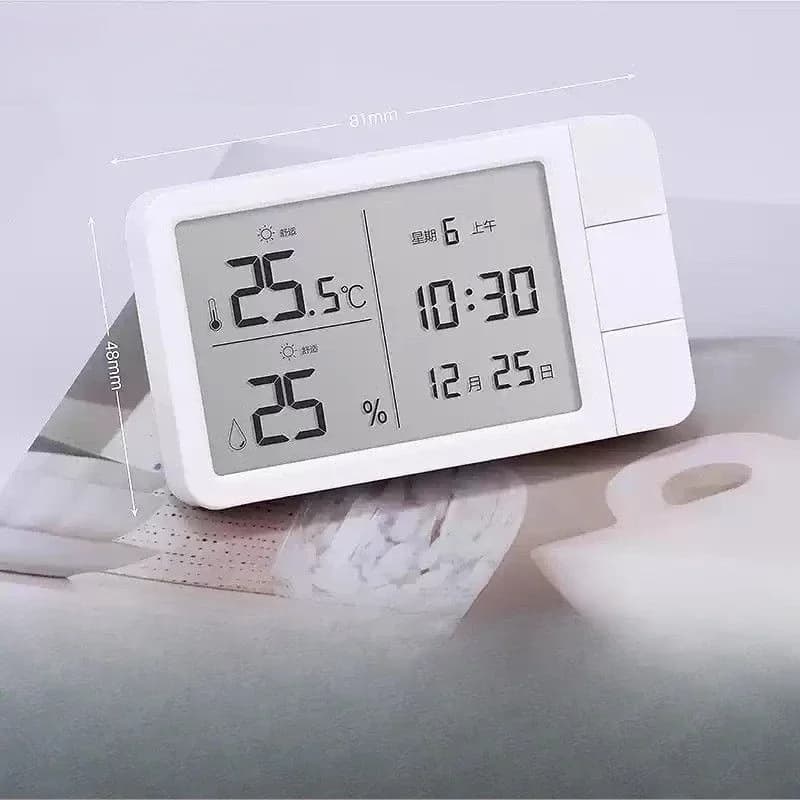 Electronic thermometer, household indoor high-precision digital strap Time and date