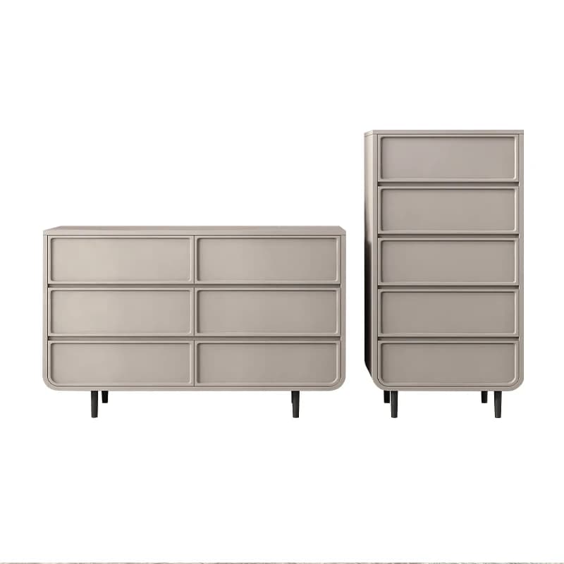 LH Minimalist Bedroom Chest of Drawers Light Luxury Modern Storage Drawer Storage Cabinet Simple Solid Wood