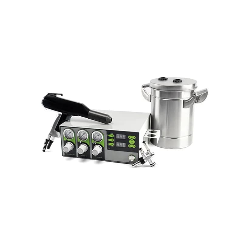 Litone K-302 Automatic Electrostatic Powder Spray Coating Machine for Plastic Chrome Silver Part Gold Plating Paint Machine