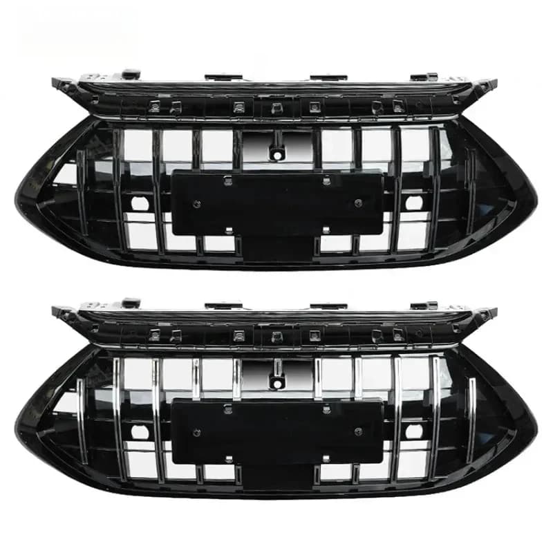 Factory Silver/Glossy Black Car Front Bumper Racing Grille Han DMI 2020-2023