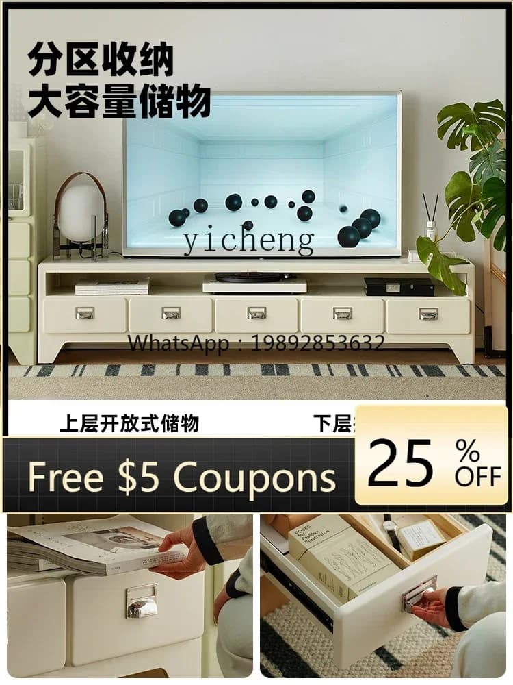 GZ  ZK retro metal TV cabinet floor-to-ceiling living room household small apartment simple storage locker