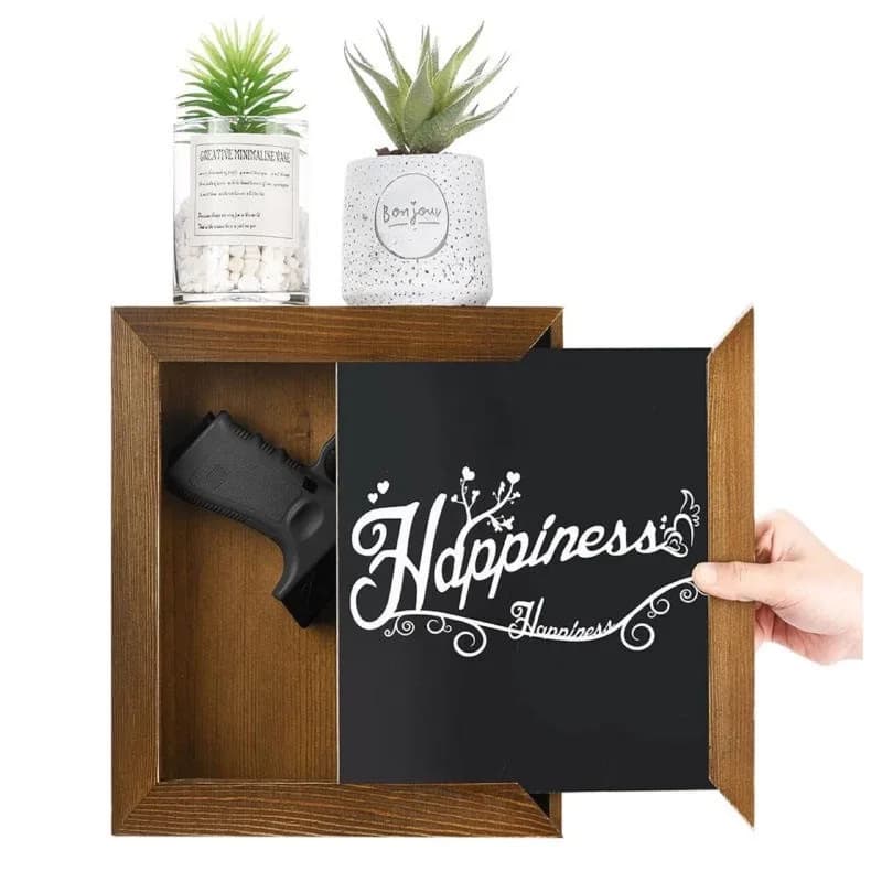 1Pcs Fake Photo Frame Painting Living Room Hidden Safe Box Valuable Private Storage Box Safe Box Tools, Hidden Wall Firearms