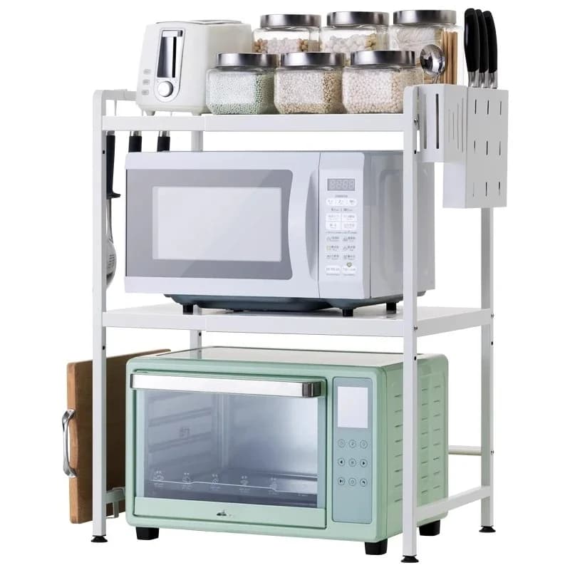 Retractable Kitchen Shelves Microwave Oven Shelves