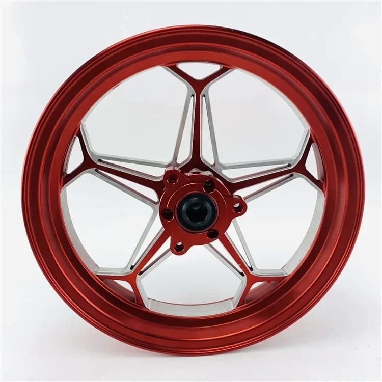 Electric motorcycle PDS aluminum alloy wheel hub U1 UQ US U + modified front wheel hub front steel ring 10 inches