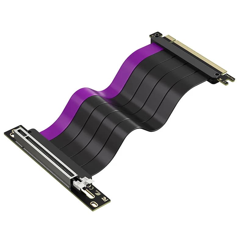 Graphics card extension cable PCIE4.0 adapter cable X16 to 16x desktop computer horizontal and vertical steering cable