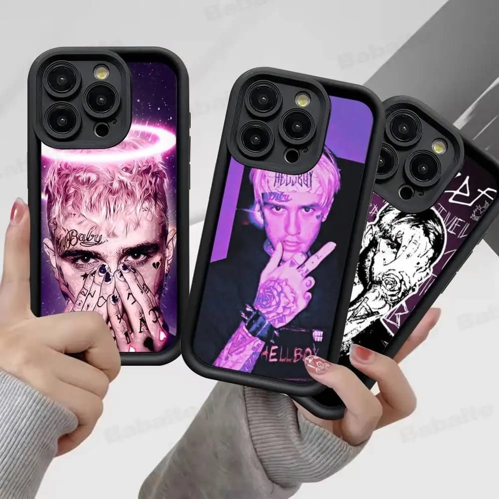 Emo Rapper L-Lil P-Peep For IPhone 17 16 15 14 13 12 11 Pro Max Plus Phone Case Covers