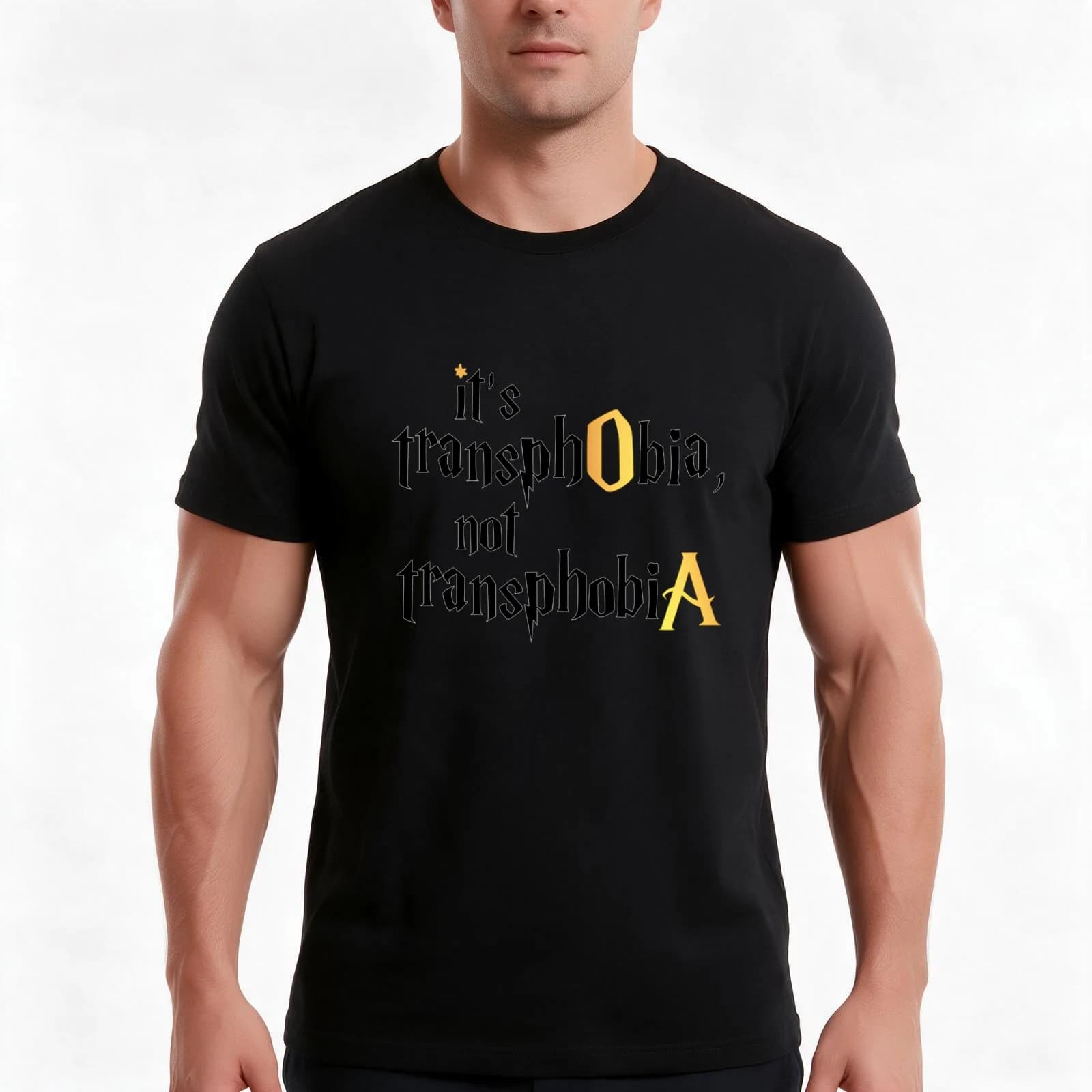 Not Transphobia Design T-Shirt, Summer Casual Cotton Tee, Oversized Streetwear Tops, Vintage Graphic Print, Unisex Men Women