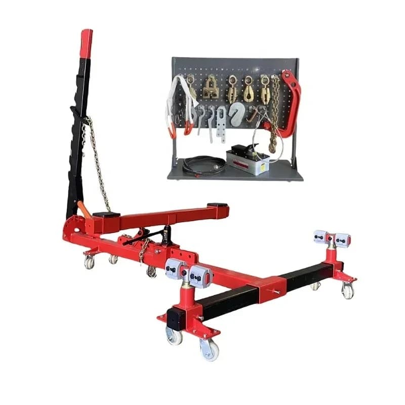 Portable 10-ton Mini Body Repair Equipment Pull Turbine with Tie Tower for Body Repair