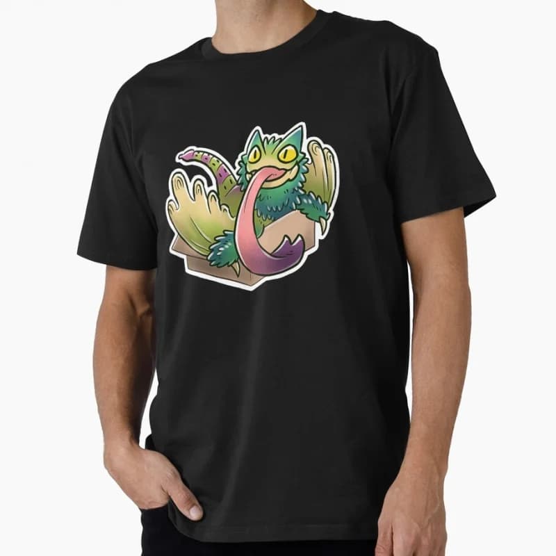 Box Pukei-Pukei 0409 Monster hunter world MHW Gift T-Shirt for gamer 100% cotton Short Sleeve Graphic clothes All size tops