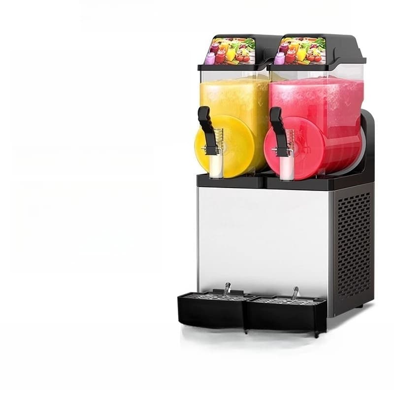Snow melting machine cold drink machine commercial automatic double cylinder three-cylinder slush