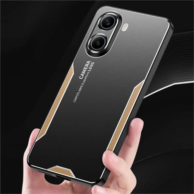 For Poco X7 Pro Case High Quality Metal Aluminum Cover Protecting Lens Frost Case Prevent Fingerprints Metal+TPU