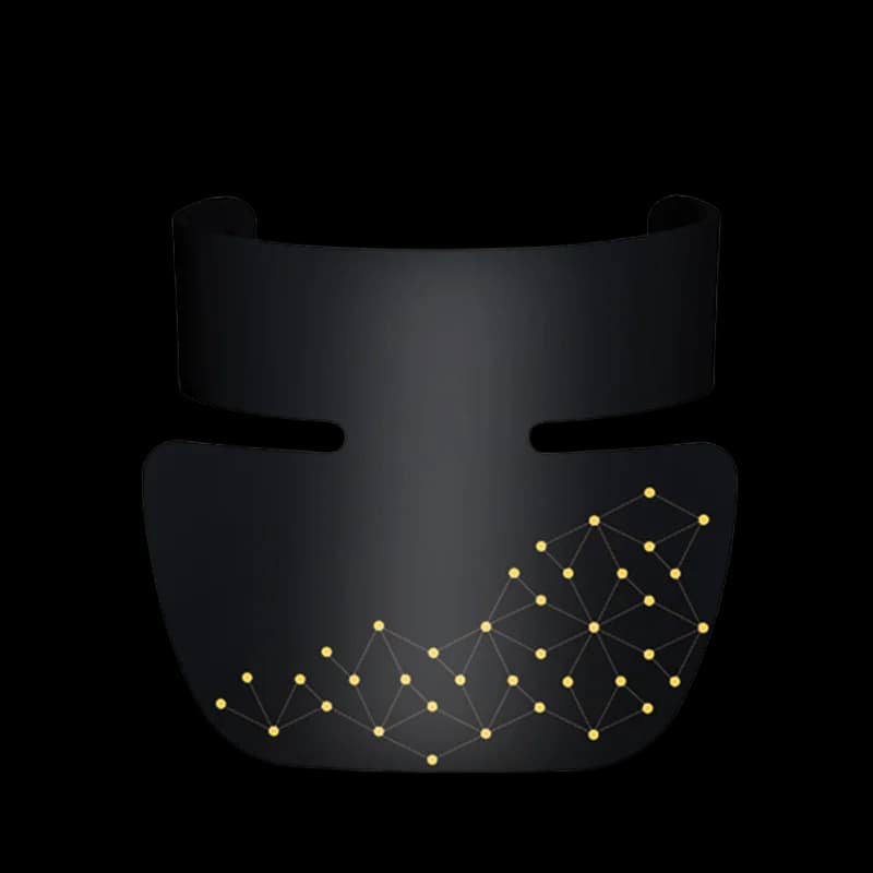 Custom Logo 4 Color LED Light Therapy Device 450nm 660nm 850nm for Neck and Chest