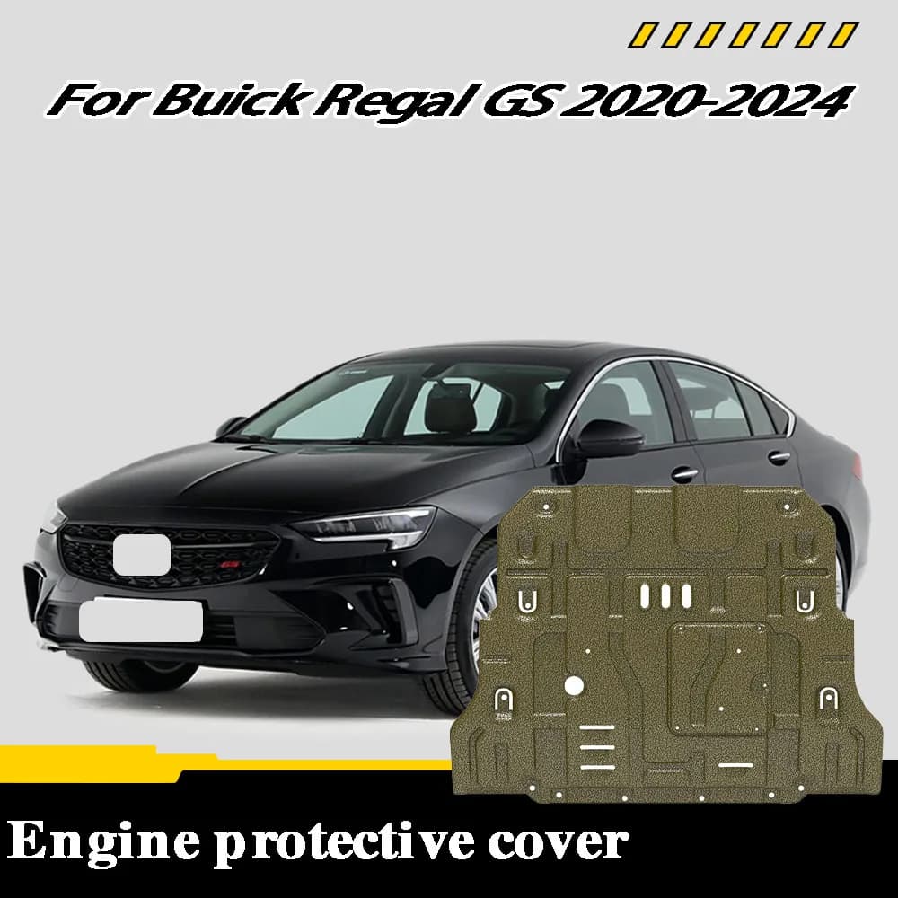 Under Engine Guard Splash Shield Mud Fender Cover Plate Fender Mudguard Protector For Buick Regal GS 2020-2024 1.5T