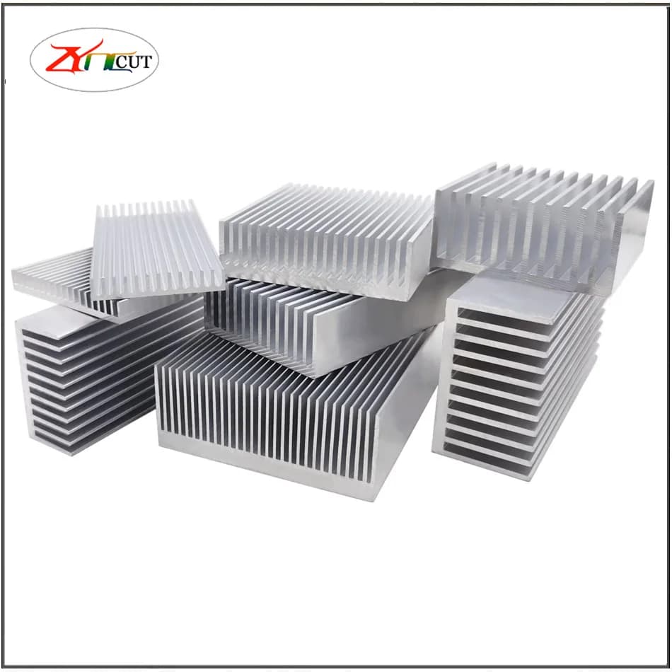 100mm Aluminum Alloy High-power Dense Tooth Rectangular Heat Dink Electronic Chip Motherboard CPU Power Amplifier Heat Sink