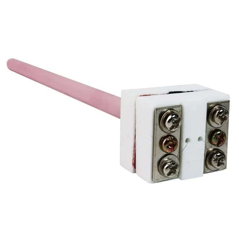 Type S Platinum Rhodium Thermocouple WRP-100  150mm Probe Temperature Sensor 0-1300℃ for Muffles Furnaces Electric Kiln