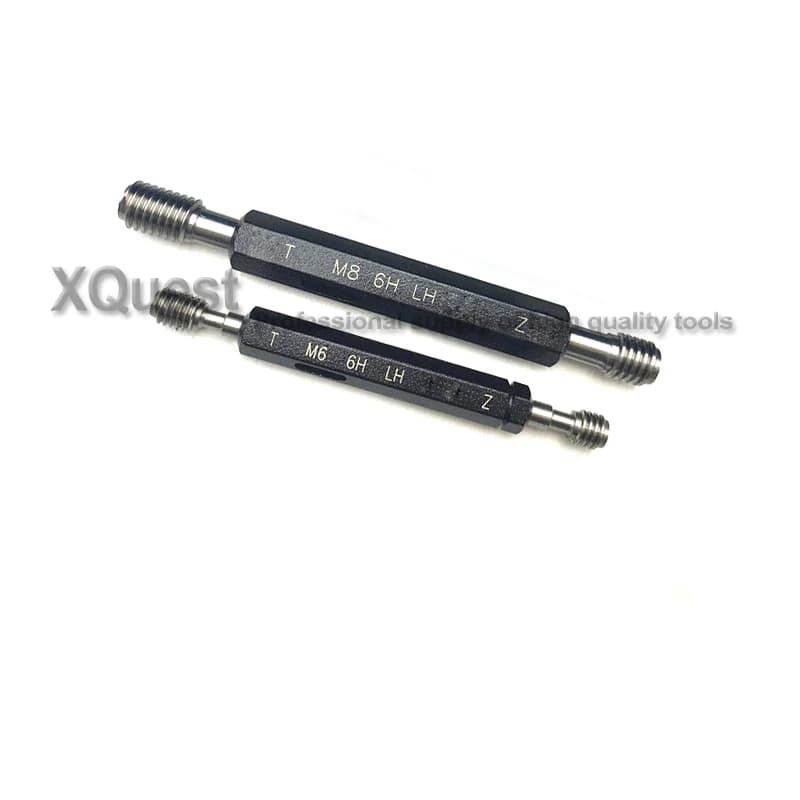 1Pcs Left Hand Metric Thread Plug Gauge Lh Fine Thread Plug Gage Gauges M2 M2.5 M3 M4 M5 M6 M8 M10 M12 M14 M16 M18 M20 GO NOGO