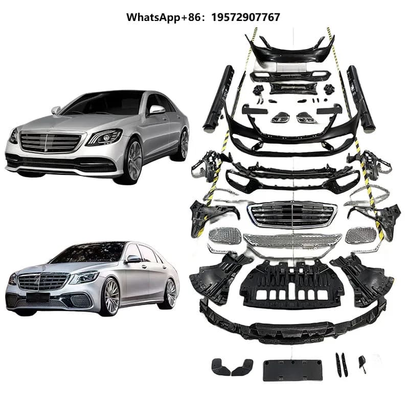 W222 S65 Facelift Car Bumpers Body Kit for  W222 2014-2020 to Bodykit