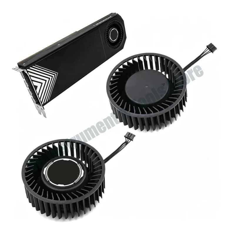 New For ASROCK RX 7900 XT 7900XTX CREATOR Video Card Fan PLB07525B12HH RX7900XT RX7900XTX Graphics Card Replacement Fan