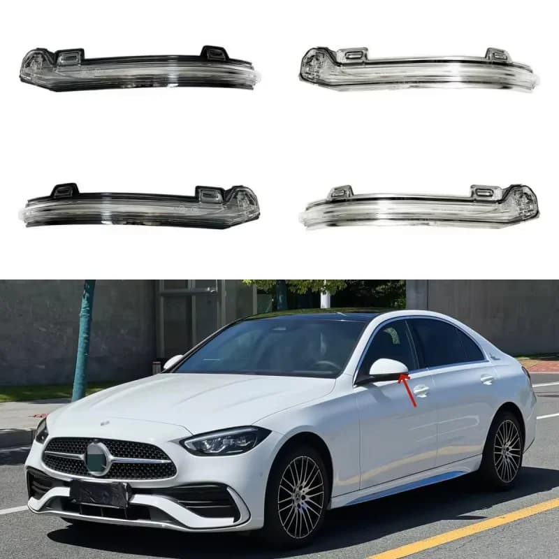For Benz W206 X254 GLC EQE V295 CLE 2022-2025 A0999066902A0999067002 Wing Mirror Indicator Lamp Turn Signal Light Car Accessory