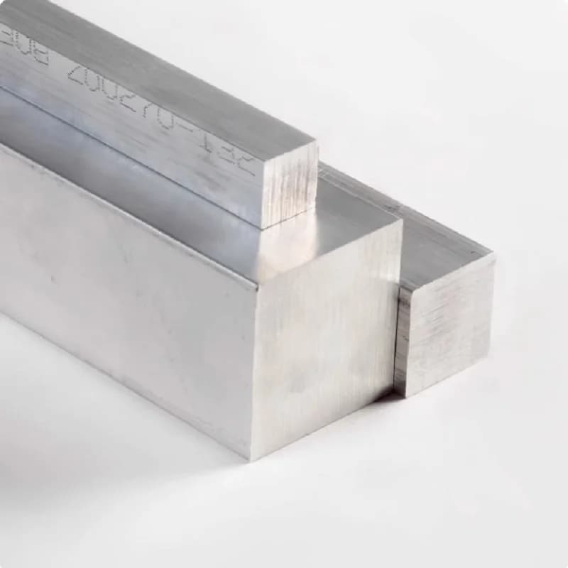 6061 Aluminum Square Flat Bar Alloy Solid Rod Length 100-500mm Machining Stock Hardware Materials Custom Cut